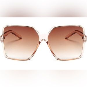 NWT Oversized Square Sunglasses Fashion Shades 100% UV Protection Unisex